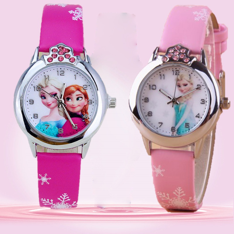 Jam Tangan Anak Perempuan Princess Elsa Anna Frozen - FG0701A