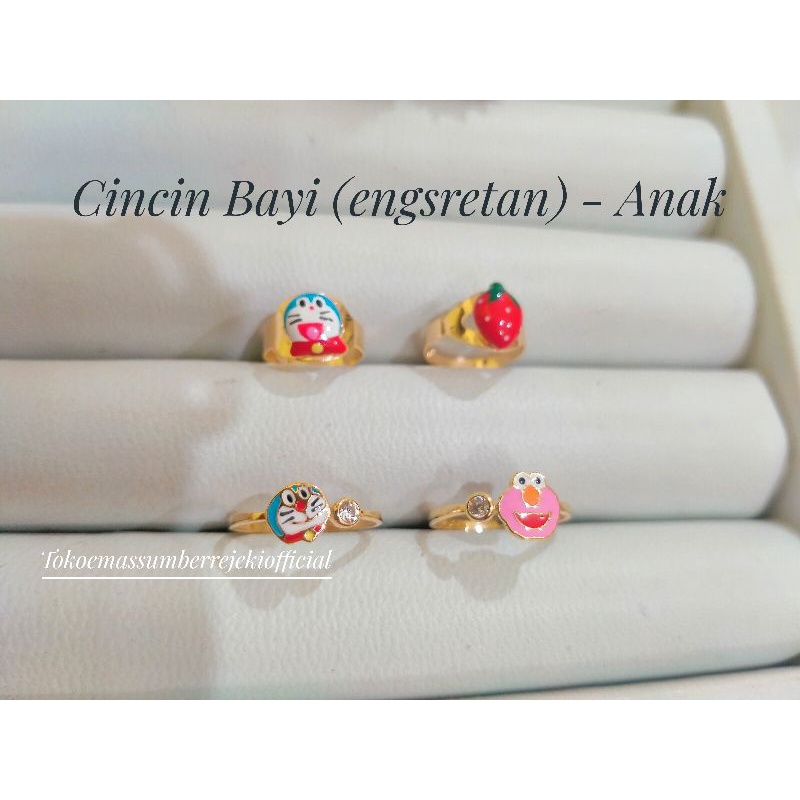 x6* Cincin / cincin anak / cincin bayi / cincin baby / cincin anak 375 / cincin 375 / cincin bayi 37
