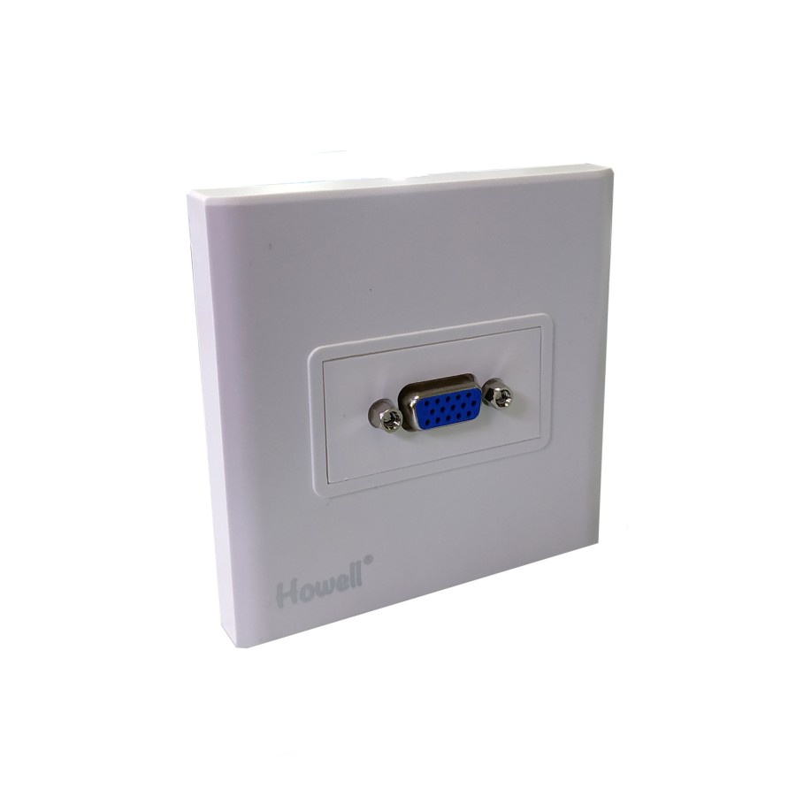 Howell Wall Face Plate Outlate Socket VGA Single