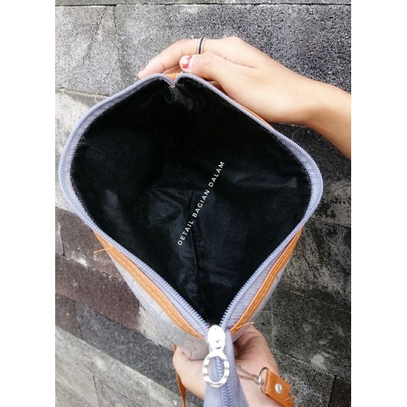 2in1 Slingbag Ghania snake - bisa jadi clutch-bisa jadi slingbag