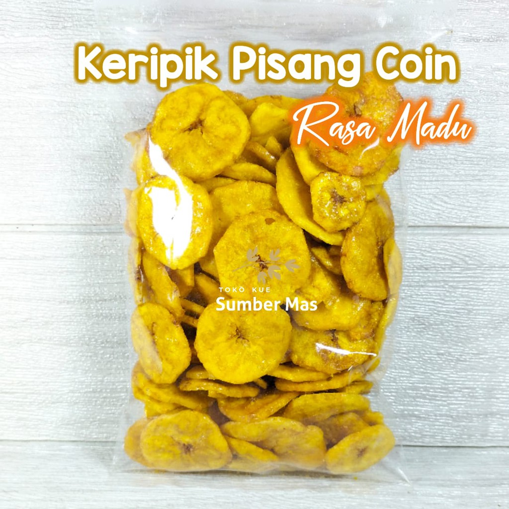 KERIPIK PISANG / PISANG KOIN / PISANG MADU / KILOAN 250 GR