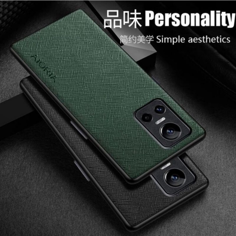 Realme GT NEO 3 soft case canvas cross pattern premium case