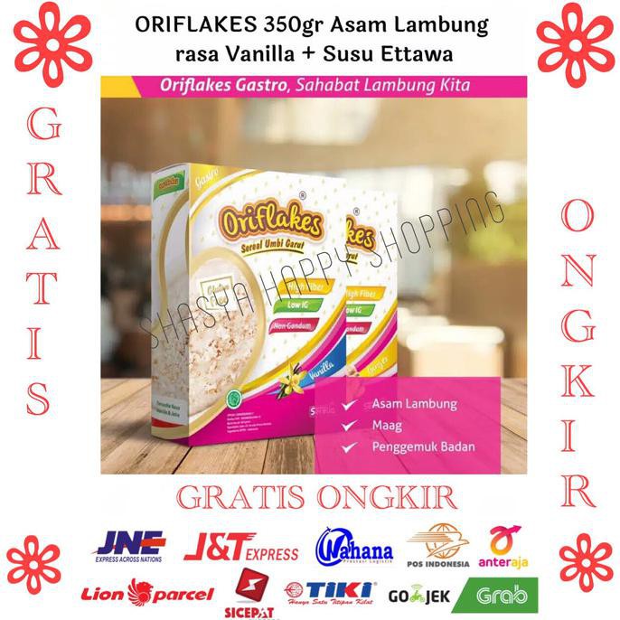 

Oriflakes sereal Umbi Garut meredakan maag Gerd asam lambung gastro - Vanila