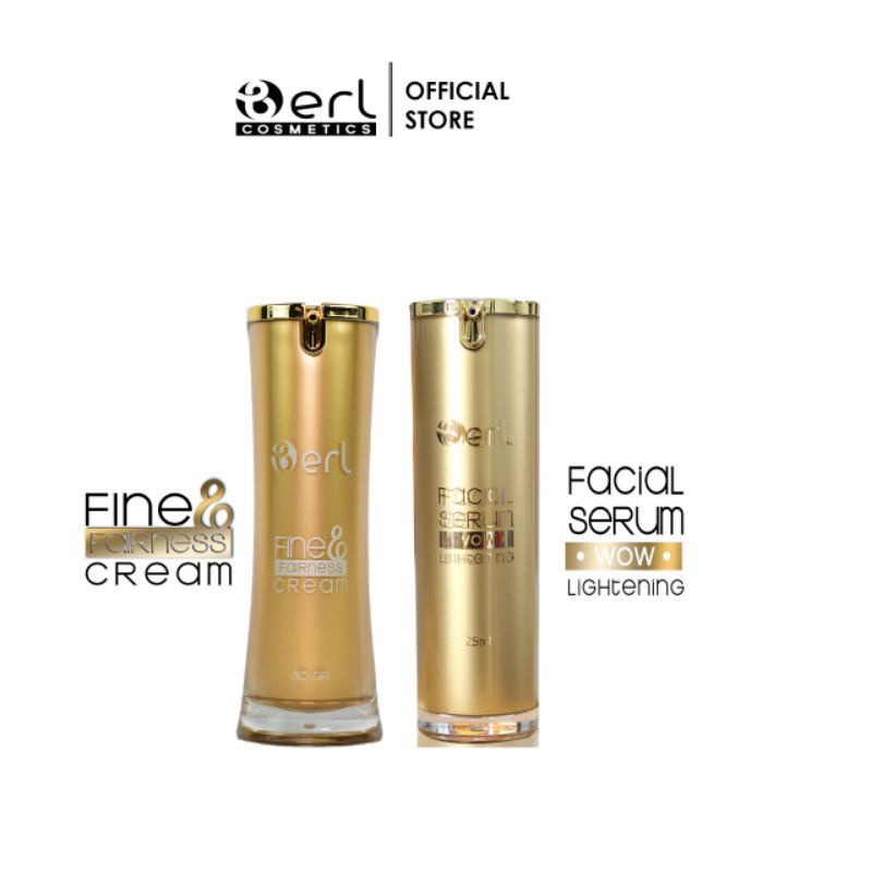 B ERL PAKET MAKE UP GLOWING | PAKET GLOWING  (FACIAL SERUM+FF CREAM)