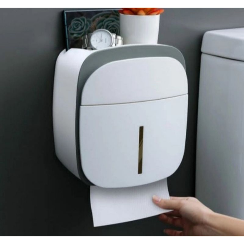 TEMPAT TISSUE TOILET KOTAK TISSUE DINDING KAMAR MANDI