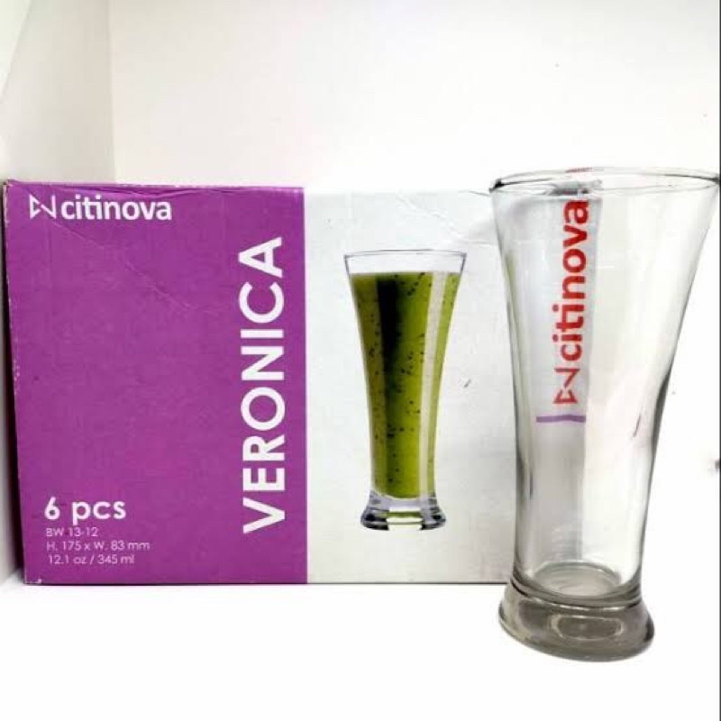 Gelas citinova Veronica @6pcs
