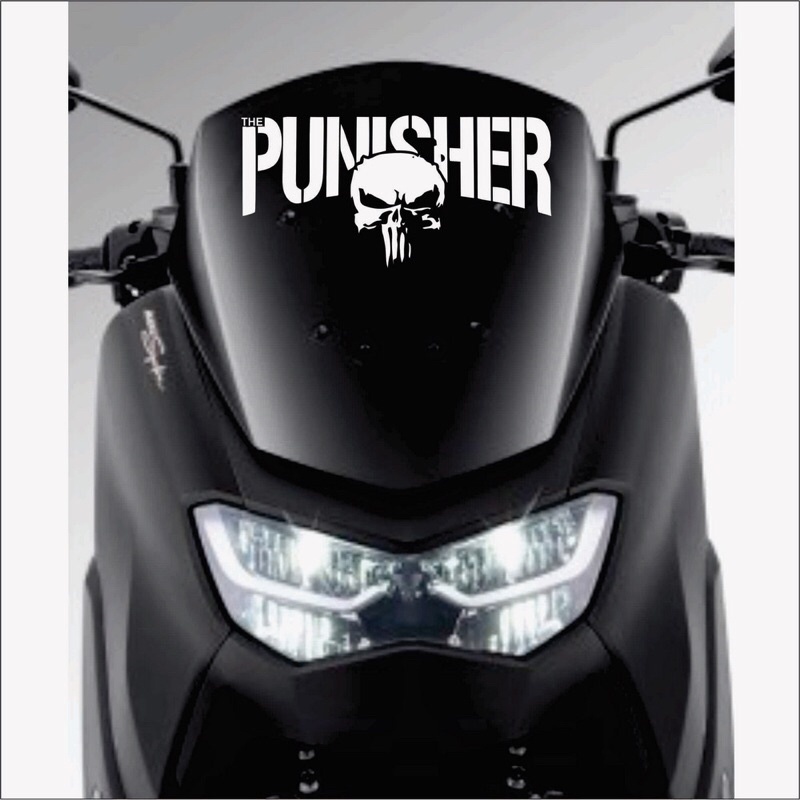 stiker visor motor nmax sticker cutting visor motor nmax pcx terbaru