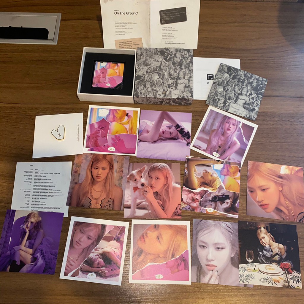 Kit Kihno ver Rose Single Album -R- POB YGS Ktown Sharing fullset Ready Stock