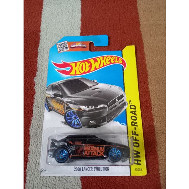 Hotwheels 2008 Lancer Evo X Hitam