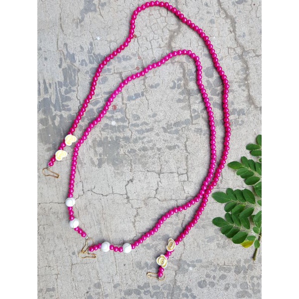 Kalung masker / Tali masker / Kalung Masker mutiara