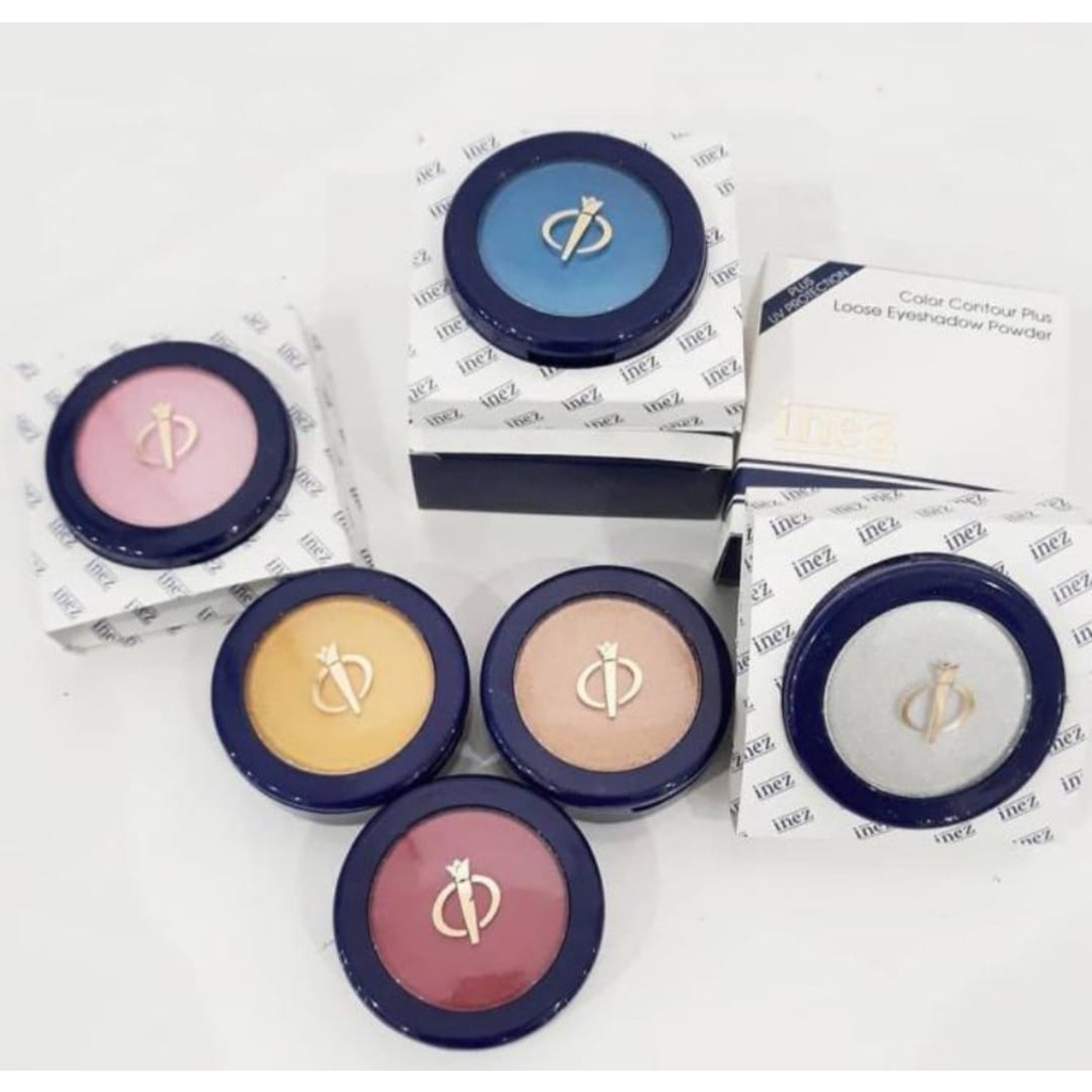 Jual INEZ Color Contour Plus Loose Eyeshadow Powder Shopee Indonesia