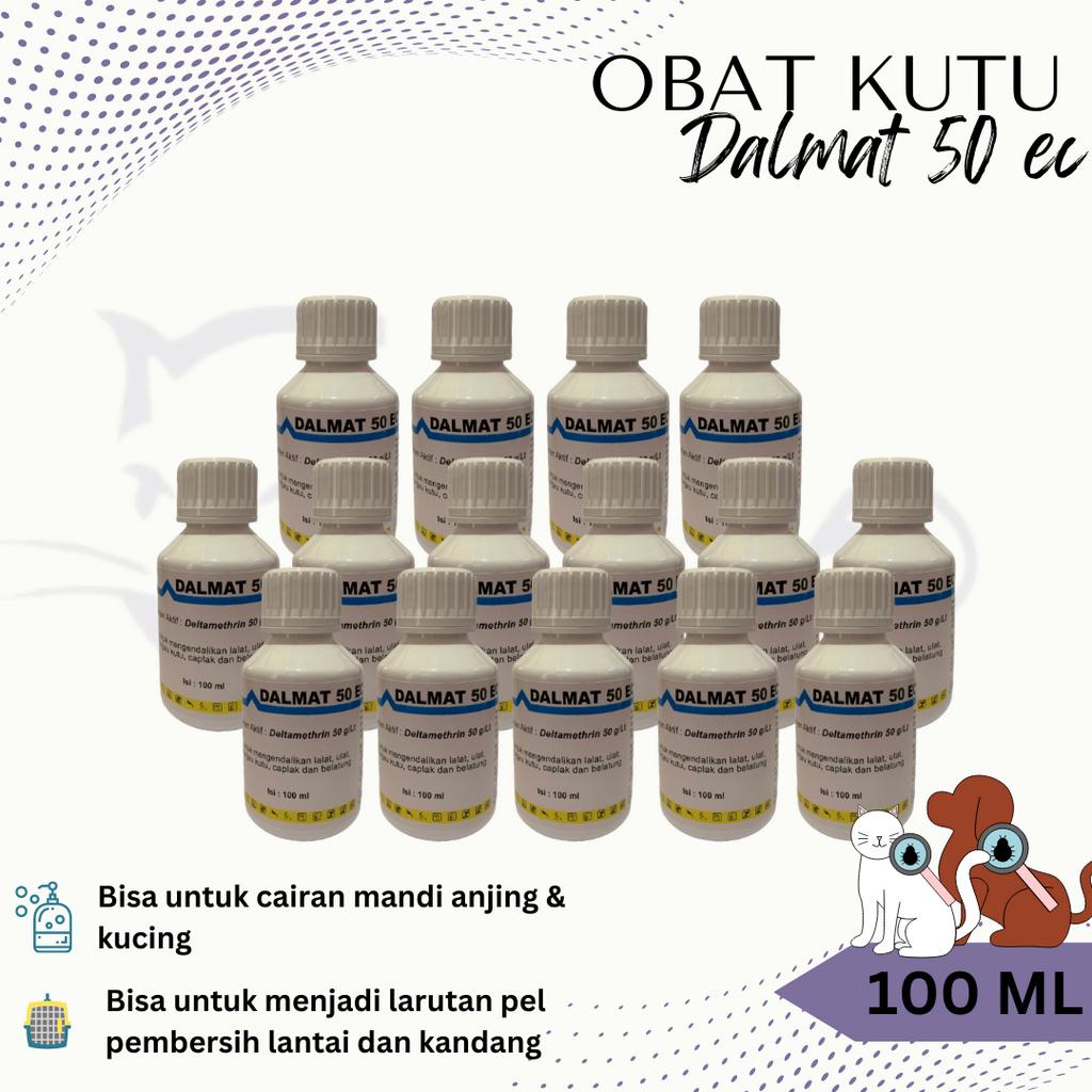 Obat kutu anjing kucing mandi / Dalmat 50ec 100 ml / DALMAT