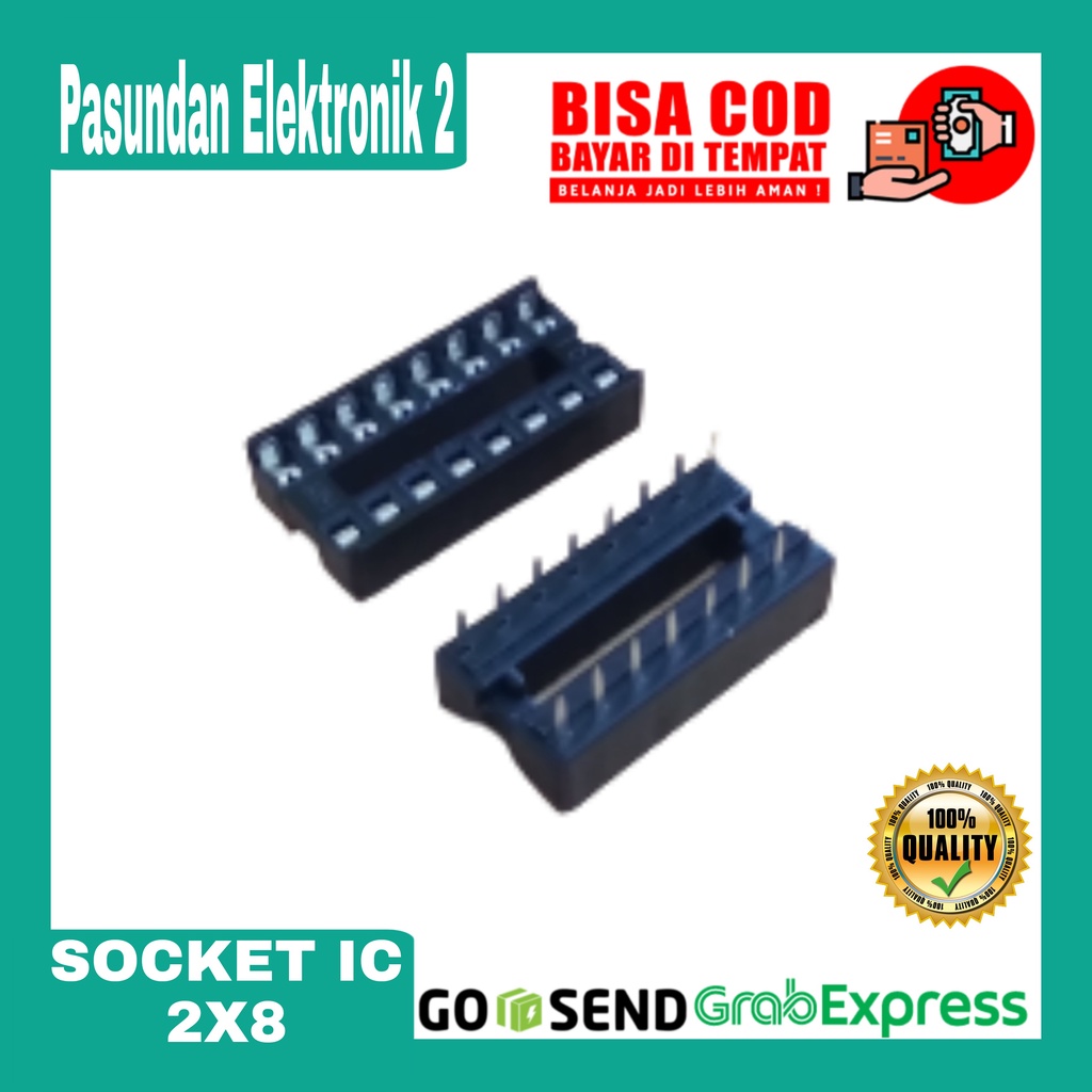 SOCKET IC 2X8 SOKET IC 16 PIN