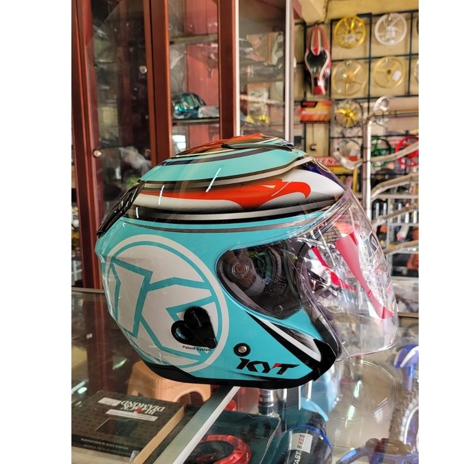 HELM KYT KYOTO MOTIF AQUA BLUE