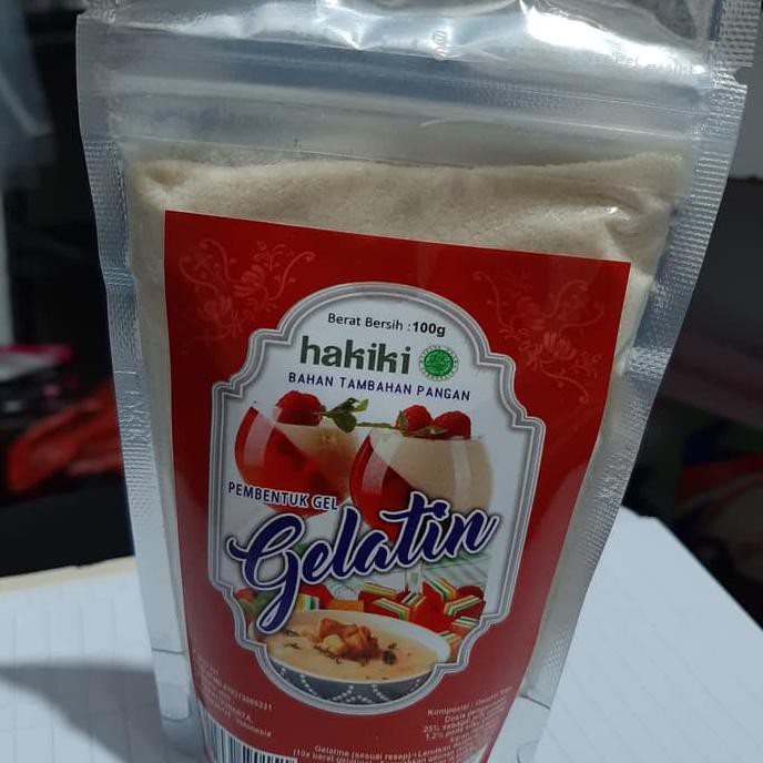 

Hakiki gelatin bubuk 100% HALAL cocok untuk puding,cream,permen dll TERMURAH Kode 994