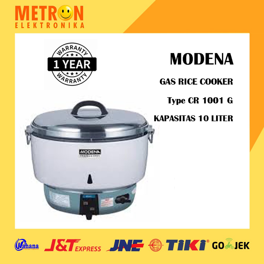 MODENA CR 1001 G / GAS RICE COOKER 10 LITER / PENANAK NASI 10 LITER / CR1001G