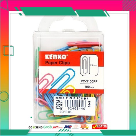 

KENKO PAPER CLIP PC-3100 PP PLASTIK R1020