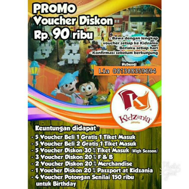 BOOKLET VOUCHER DISCOUNT KIDZANIA.