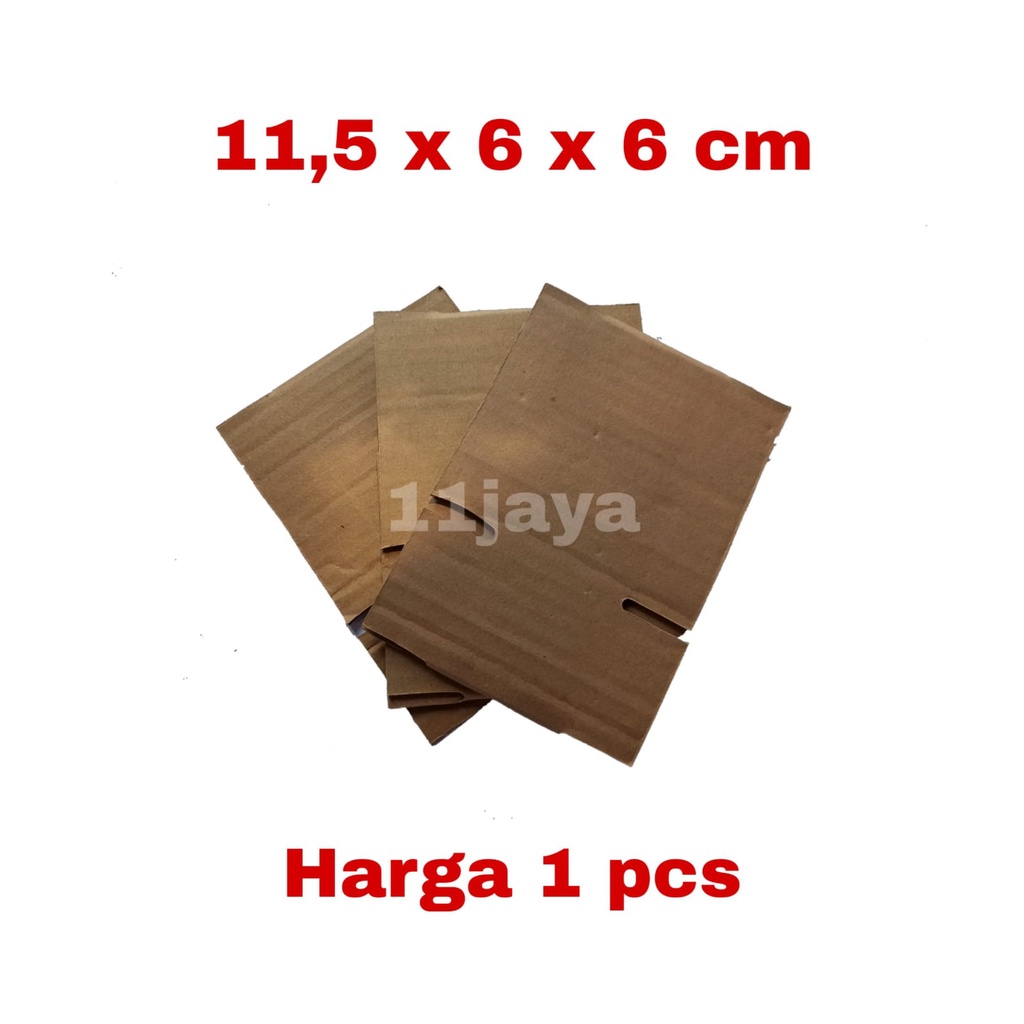 Kardus Packing Polos Ukuran 11,5 x 6 x 6 cm