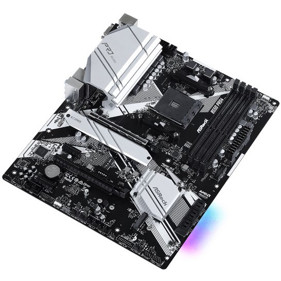 ASROCK B550 Pro4 MOTHERBOARD GAMING RGB AMD GARANSI RESMI 3TAHUN