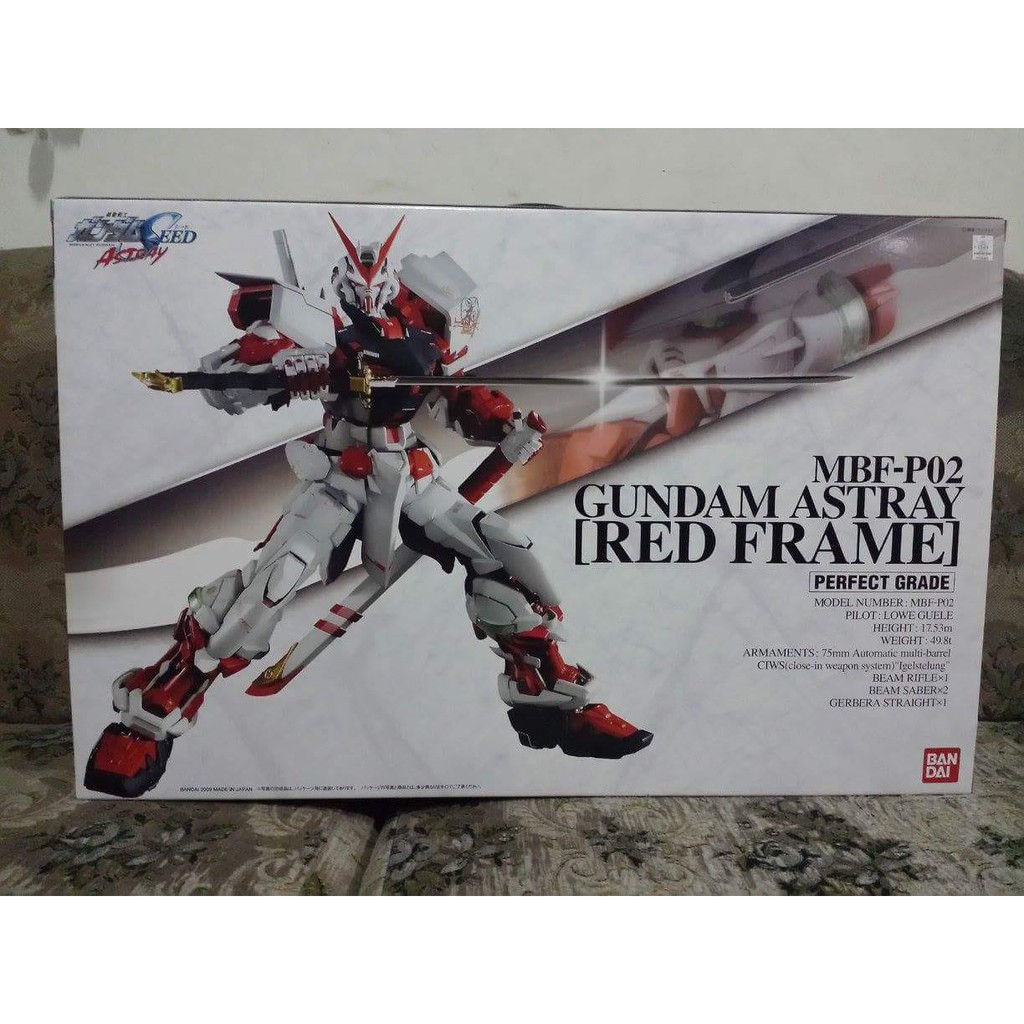 PG 1/60 Gundam Astray Red Frame Bandai