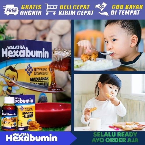 Vitamin Anak Penambah Nafsu Makan, Otak Anak, 1,2 Tahun / Madu Penambah Nafsu Makan Anak - Hexabumin