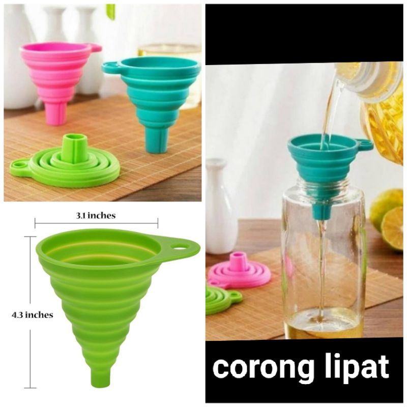 corong lipat silicon