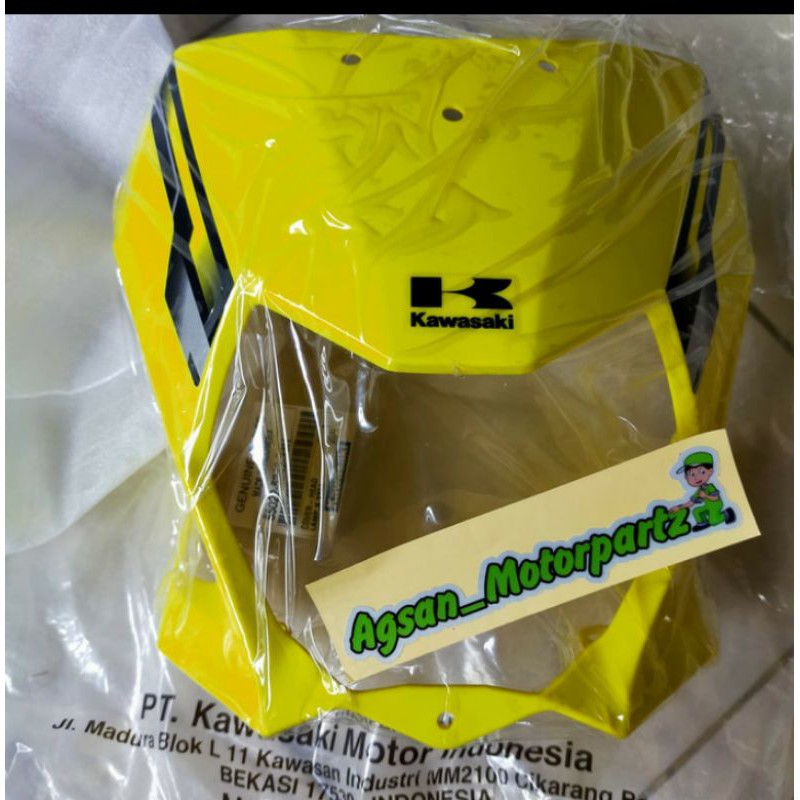 batok lampu klx BF D-Tracker kuning original Kawasaki