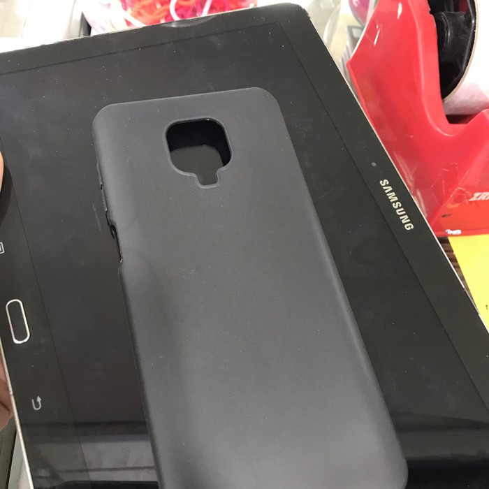 PREMIUM MATTE BLACK SOFT CASE SILIKONE REDMI NOTE 9 PRO - BLACK