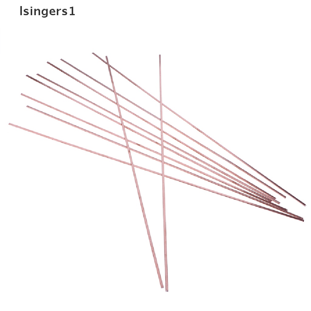 (lsingers1) 10pcs Batang Solder Suhu Rendah 3x1.3x400mm Untuk Las / Perbaikan Brazing