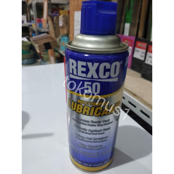 REXCO 50 LUBRICANT SPRAY PELUMAS MINYAK SERBA GUNA