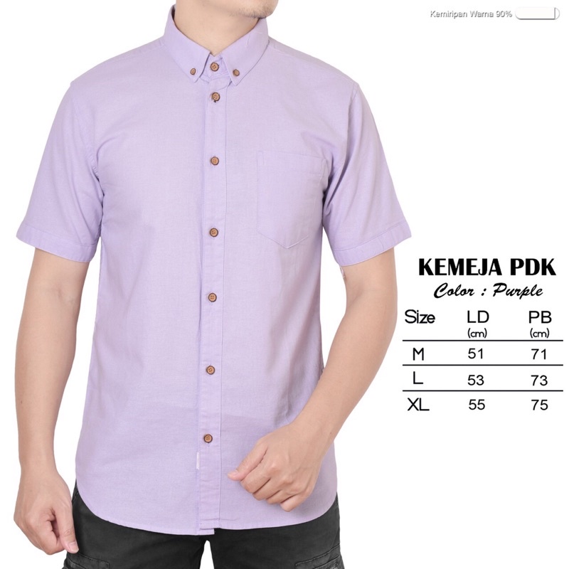 Kemeja Pria Lengan Pendek Polos Kemeja Casual kemeja Kerja Original Brand Agera