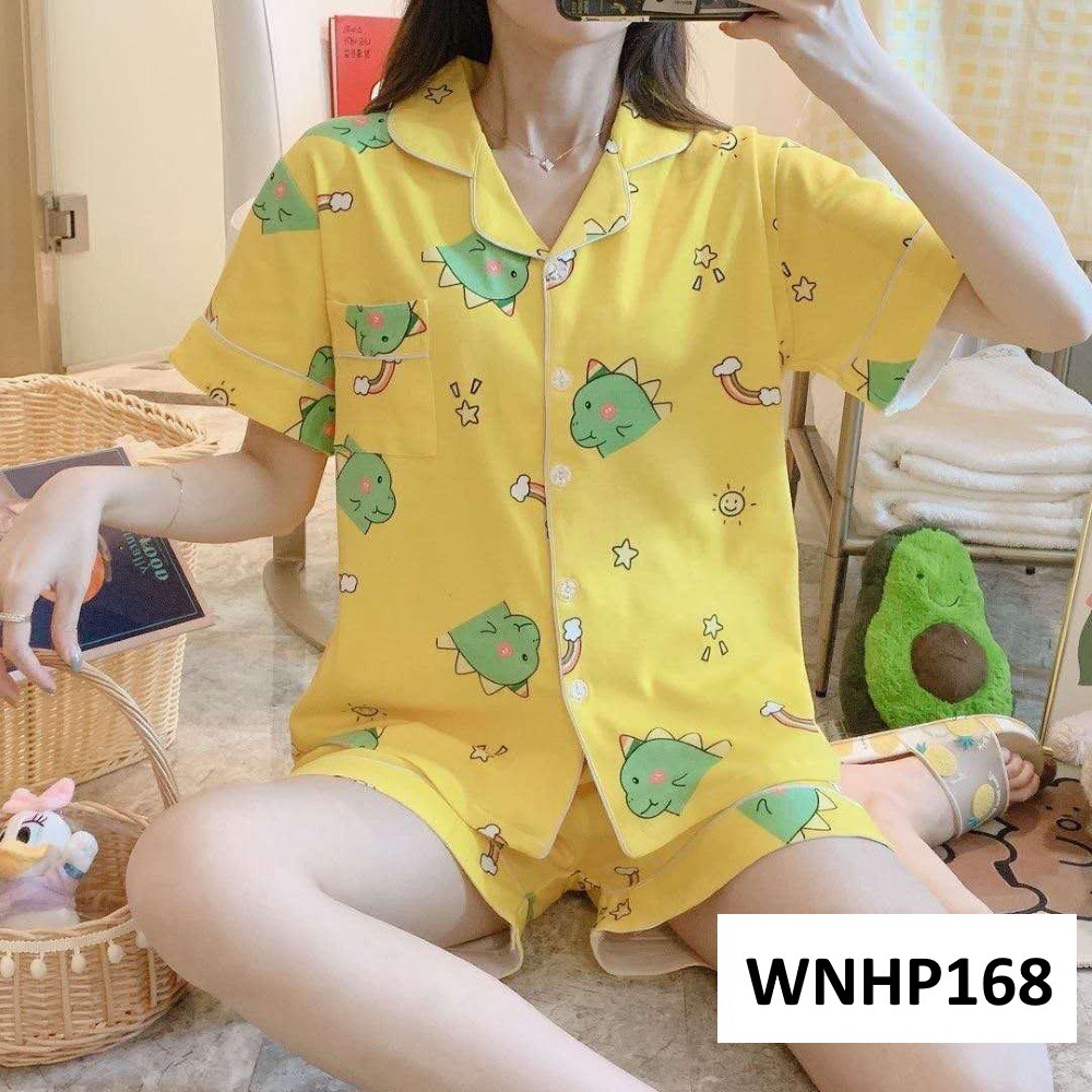 Baju Tidur Wanita Kancing Depan Celana Pendek