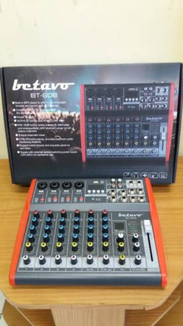 Mixer betavo BT-808.USB musik.bisa efex