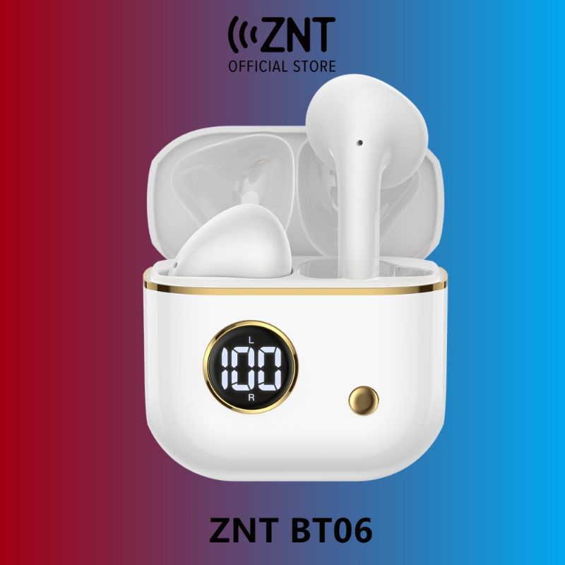 TWS ZNT BT06 Wireless Earphone Bluetooth 5.1 Original