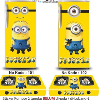  Stiker  Kulkas 1 Pintu dan 2 Pintu MINION  Shopee Indonesia