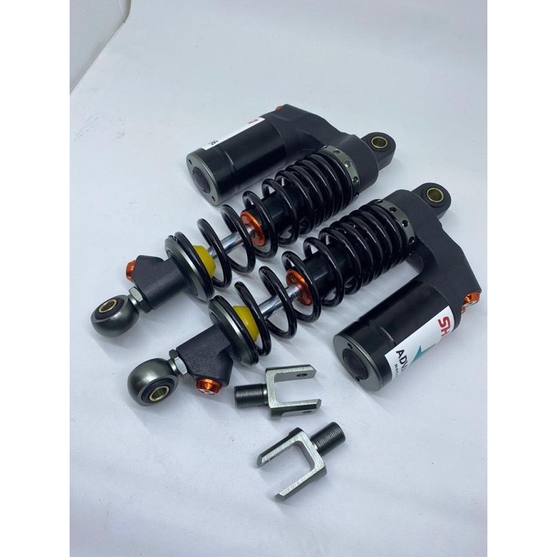Shockbreaker belakang tabung atas double showa model wp untuk bebek 340mm +kaki matic buat nmax pcx