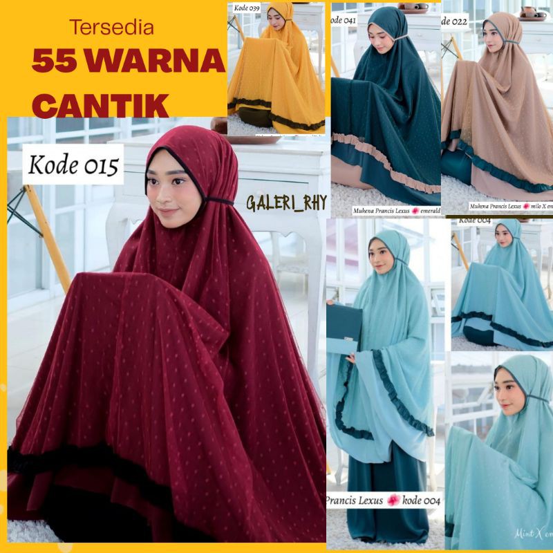 MUKENA PRANCIS LEXUS ORIGINAL DALANOVA