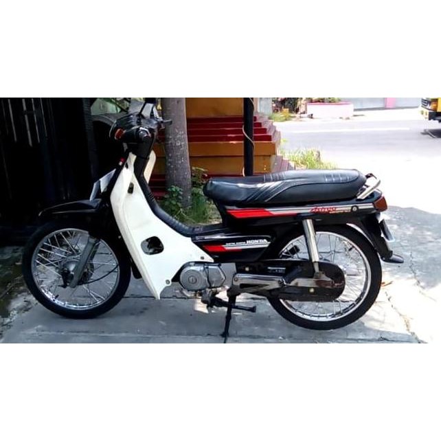 N E W Stiker Striping Motor Honda Astrea Grand 1992 Merah Abu