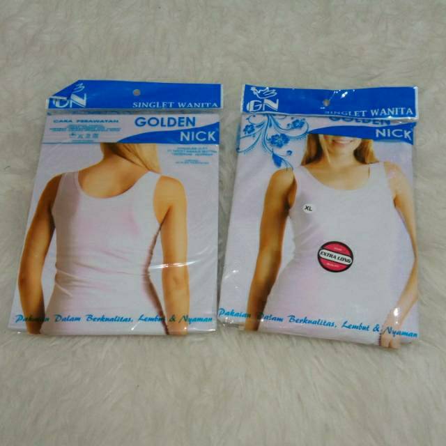 Kaos singlet perempuan golden nick/kaos dalam wanita golden nick/tank top  wanita