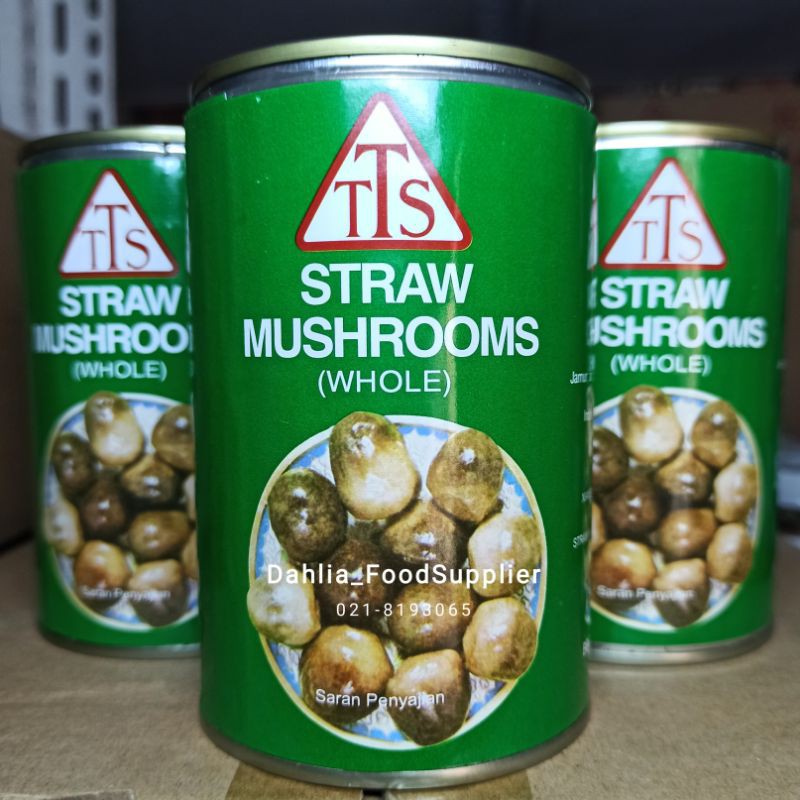 

Jamur kancing murah -TTS STRAW MUSHROOM 425GR - jamur kaleng- jamur segar - mushroom can