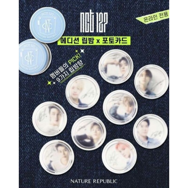 Lip Balm NCT 127 Nature Republic Ready Stock