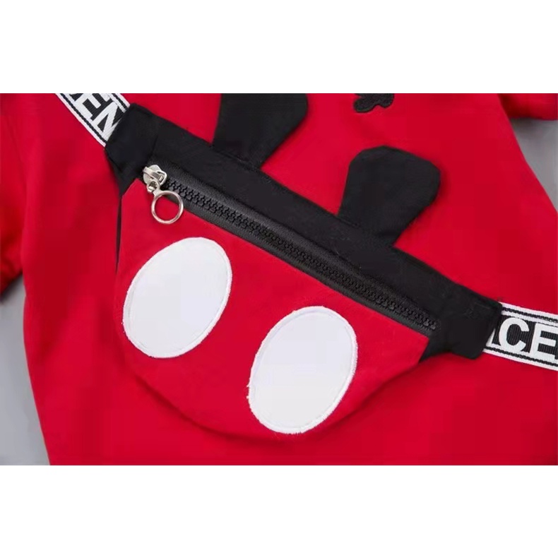 Setelan kaos celana anak import tas mickey/Setelan kaos laki-laki Import usia 1-4 tahun /Setelan Bayi-Anak Laki-Laki cowok Mickey