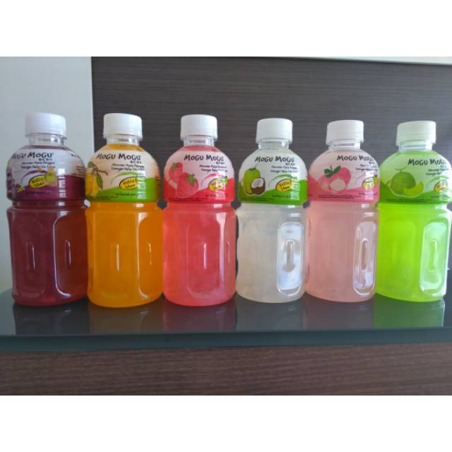 

MOGU MOGU MINUMAN ANEKA RASA 320 ML / MOGU MINUMAN SEGAR NIKMAT MURAH