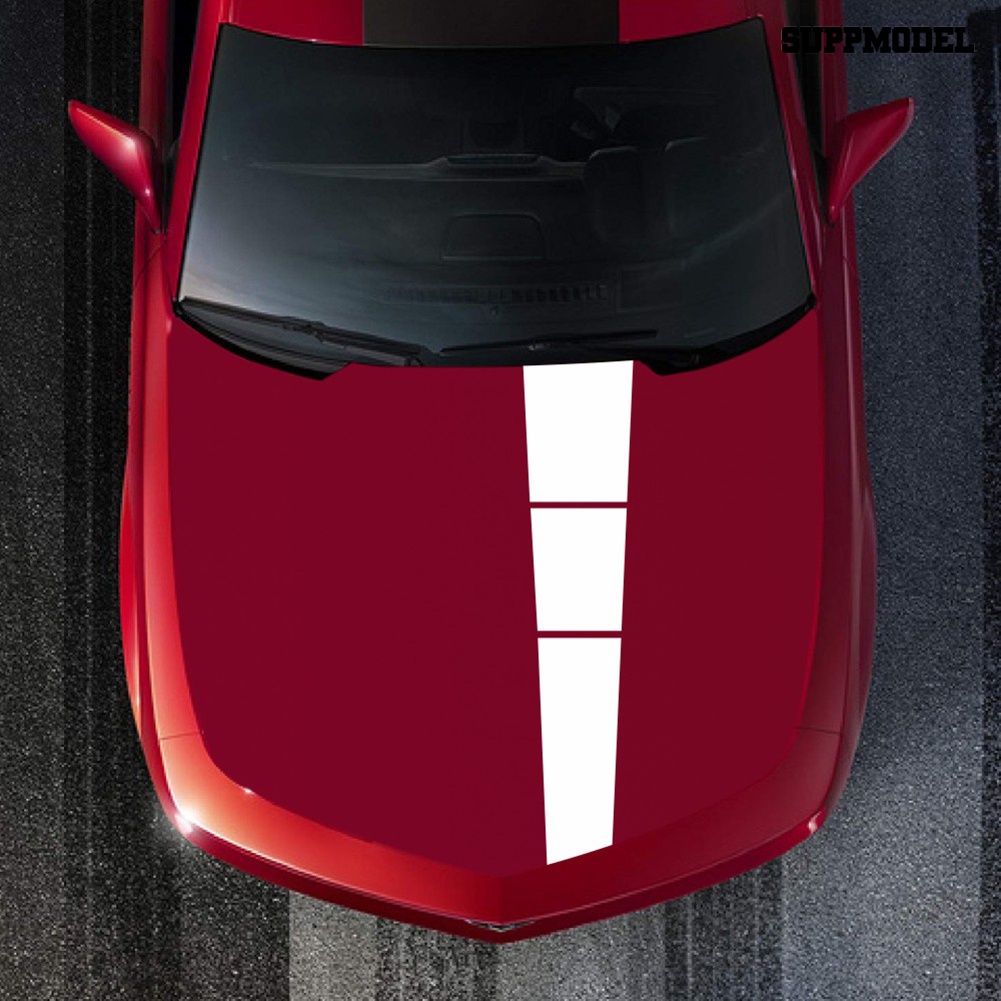 3pcs / Set D-1057 Stiker Strip Dekorasi Eksterior Mesin Mobil