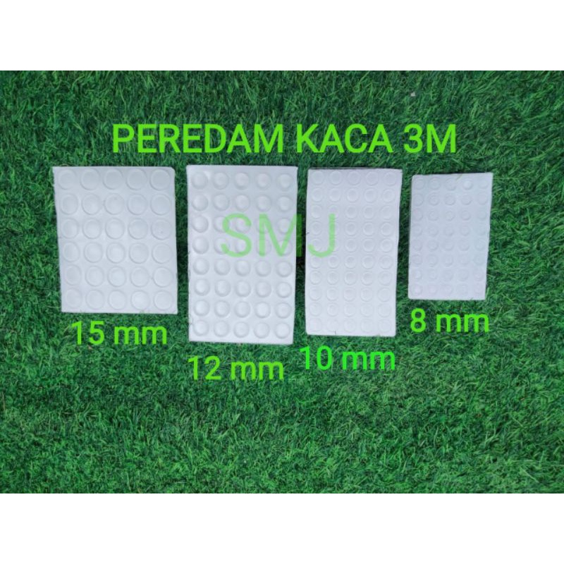 Peredam Kaca 3M Tebal UK.8mm, 10mm, 12mm, 15mm Per Lembar