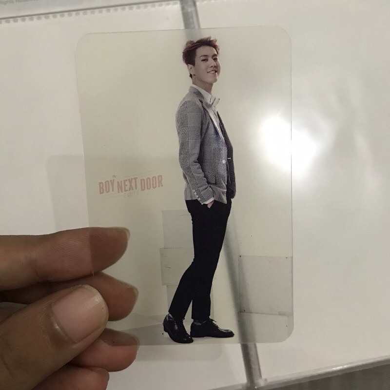 GOT7 Official Transparan Photocard Boy Next Door Yugyeom PC