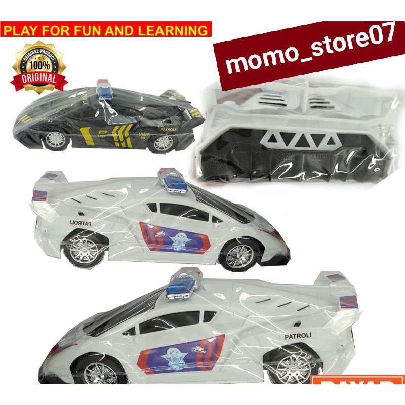 Mainan Anak Laki Laki Mobil Patroli Dorong