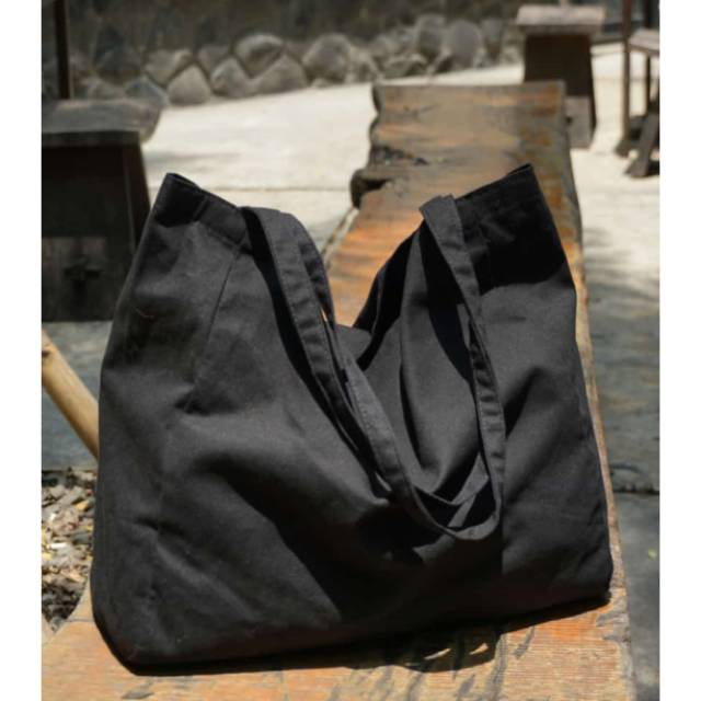 TOTEBAG POLOS BLACK / NUDIE BAG