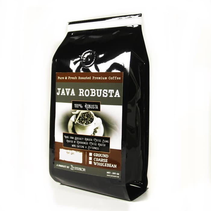 

Java Robusta Coffee 200 Gram - Bubuk / Biji - Kopi Premium